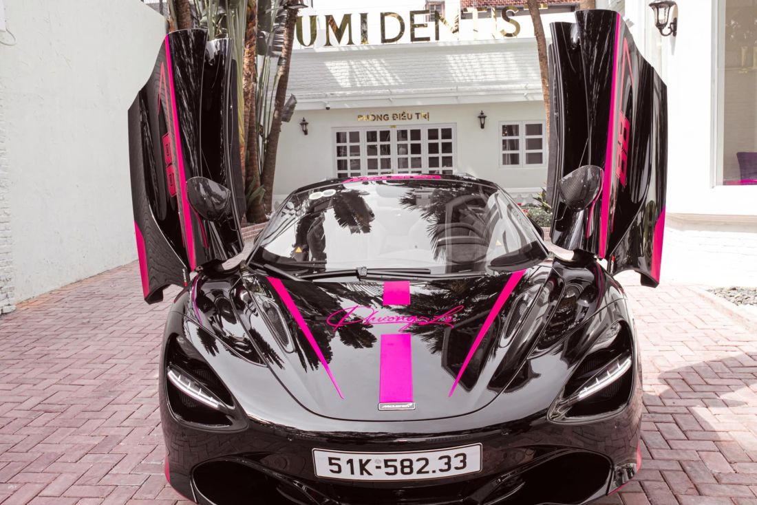 Lê Phương Trinh Trần Hoa hậu Phương Lê chi hơn 20 tỷ đồng mua McLaren 720S Spider